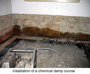 Damp proof course injection